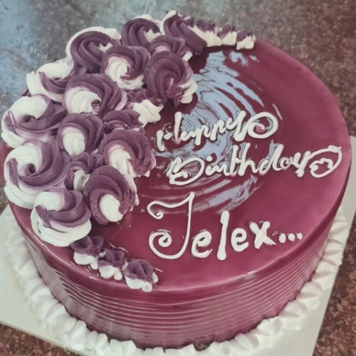 Blueberry Birthday Cake