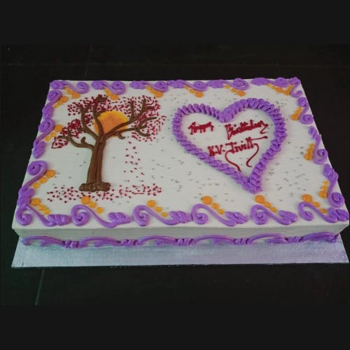 Buttercream Tree Cake