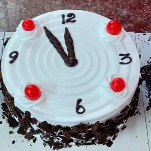 Clock Black Forest Cake
