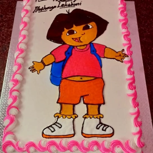 Dora Birthday Cake