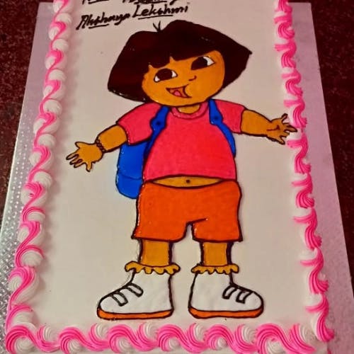 Dora Birthday Cake Surprise your little one with a cake featuring their favorite character