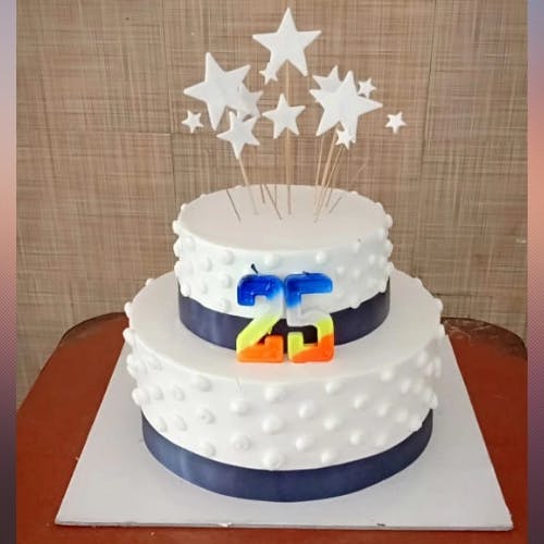 2 Layers Vannila Wedding Cake