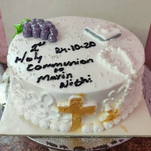 Holy Communion Vannila Cake