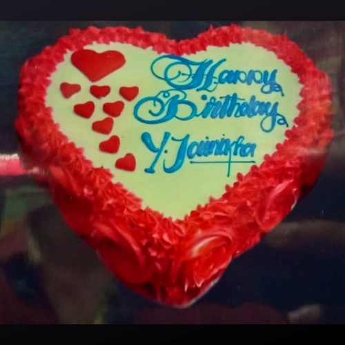 Heart Birthday Cake