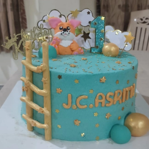 Ladder Fondant Cake