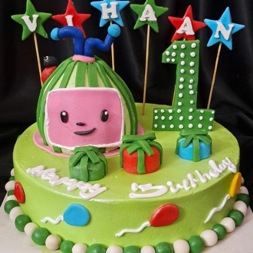 Watermelon Fondant Cake